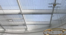 Roof skylight sunshade