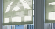 Motorized roman blinds